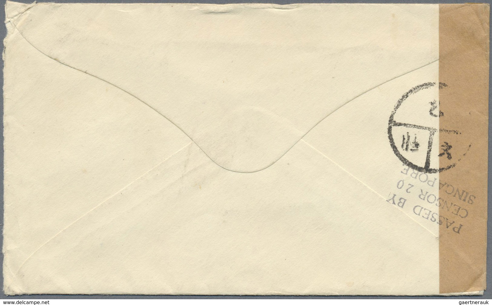 Br Malaiische Staaten - Pahang: 1940, Hotel Envelope Sent From TANAH RATA CAMERON HIGHLANDS To China Wi - Pahang