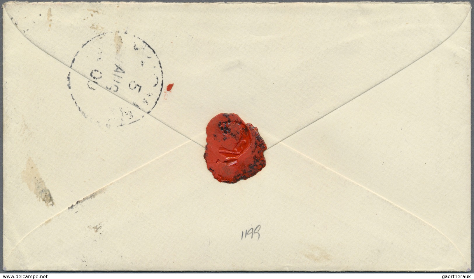 Br Malaiische Staaten - Sarawak: 1909, Cover Addressed To Norway Bearing 10c Tied By "SIBU 4 AUG 1909" - Other & Unclassified