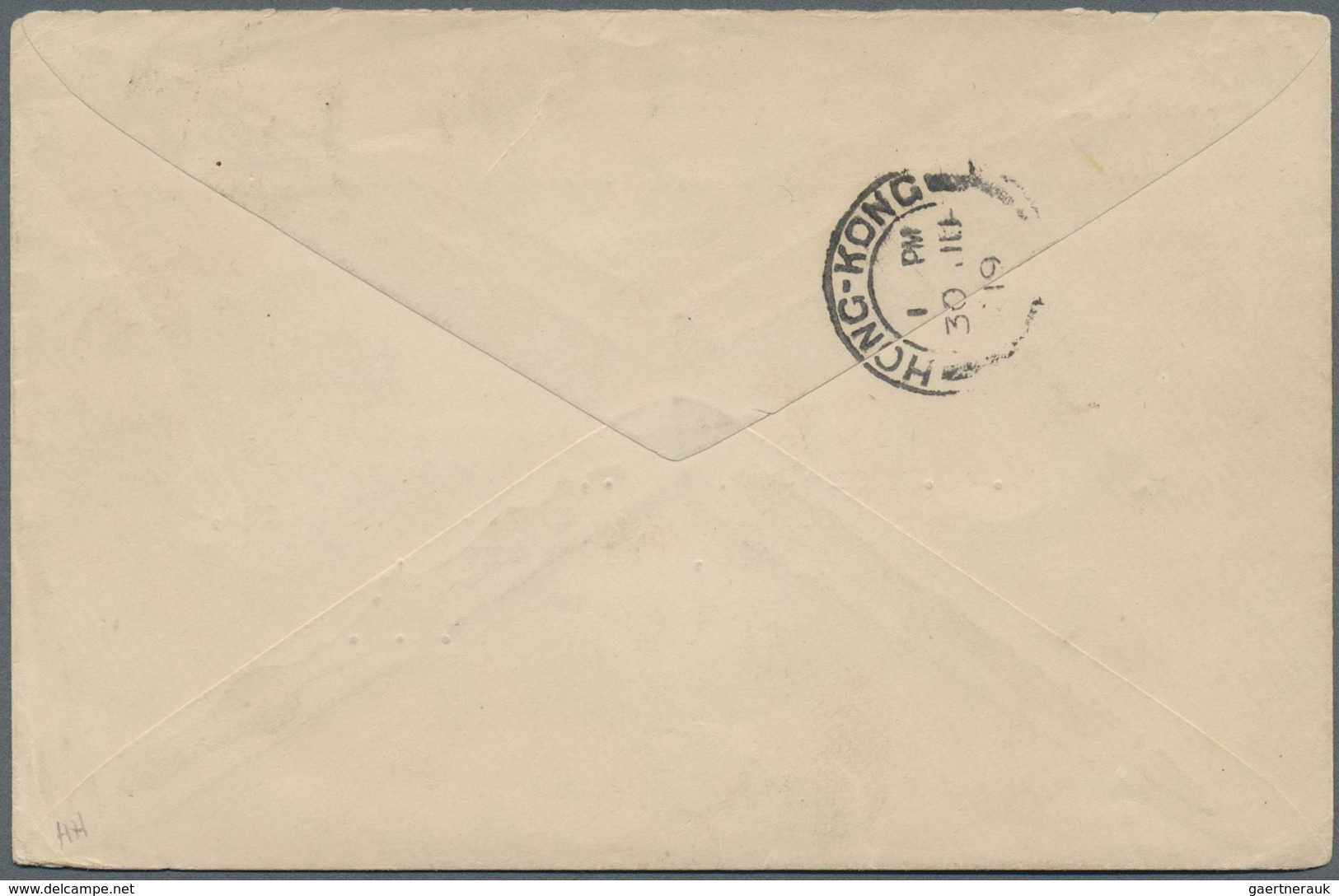 Br Nordborneo: 1919, 10c. Black/turquoise-blue, Single Franking On Cover With Sender's Imprint "Harriso - North Borneo (...-1963)