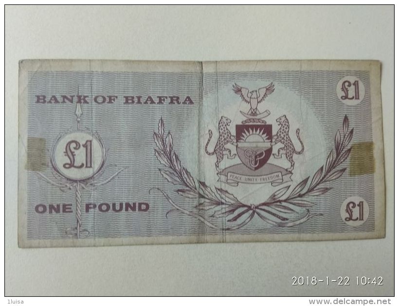 1 Pound 1967 Biafra - Nigeria