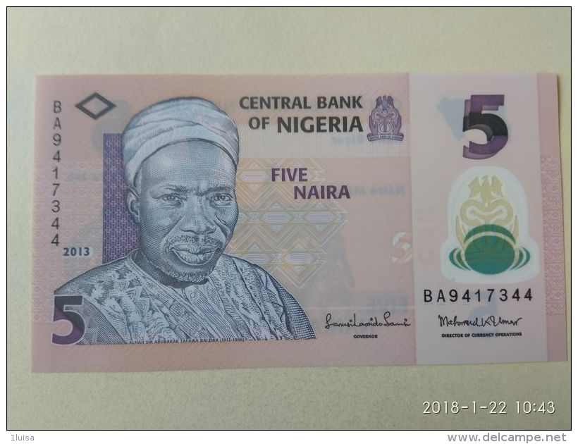 5 Naira 2015 - Nigeria