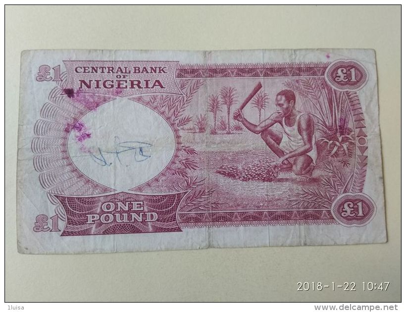 1 Pound 1967 - Nigeria