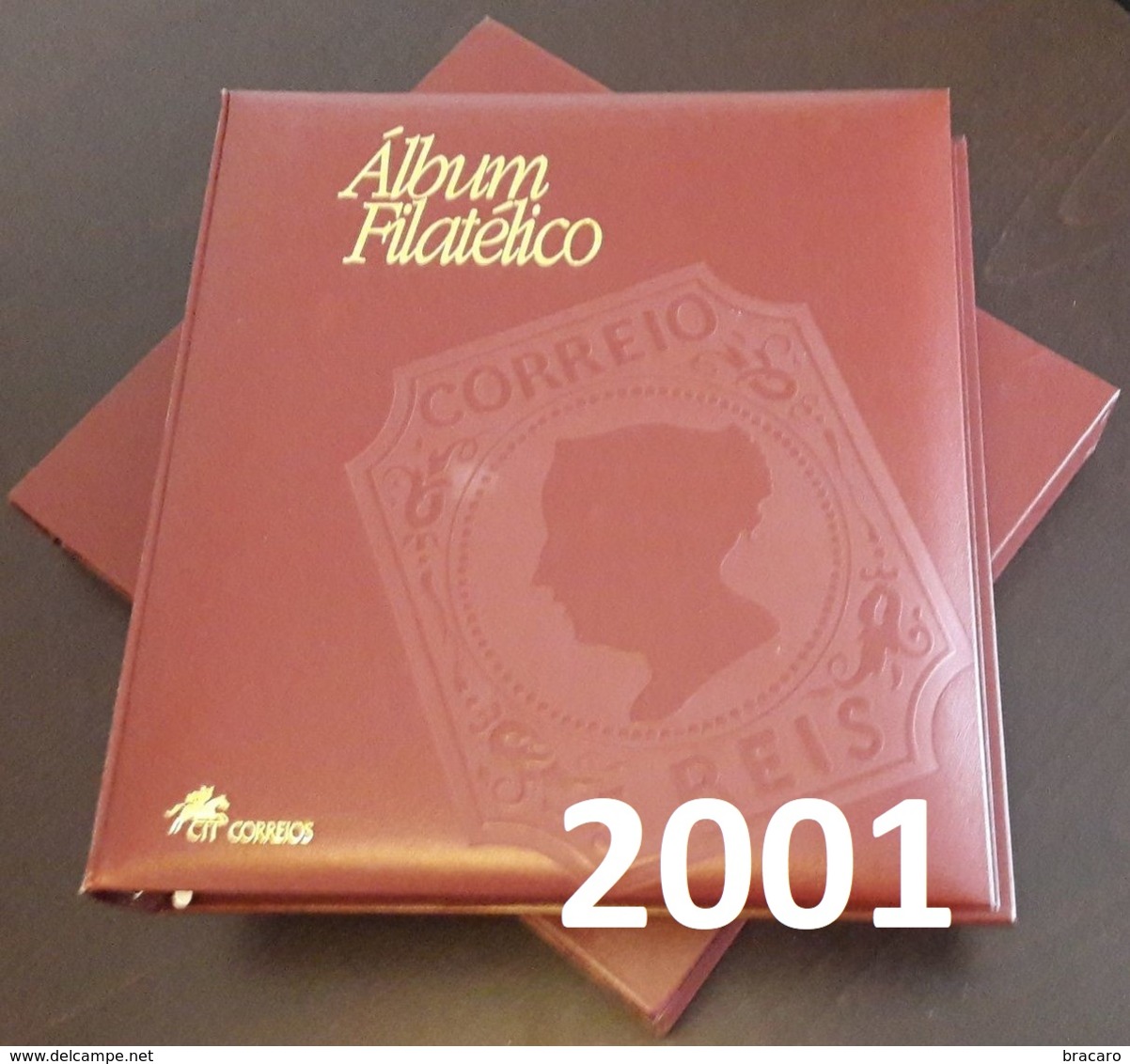 PORTUGAL - ÁLBUM FILATÉLICO - Full Year Stamps + Blocks + ATM / Machine Stamps + Carnets + Miniature Sheets - MNH - 2001 - Book Of The Year