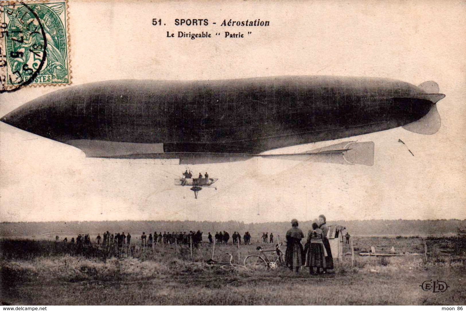 AVIATION - DIRIGEABLE PATRIE - AEROSTATION - Zeppeline