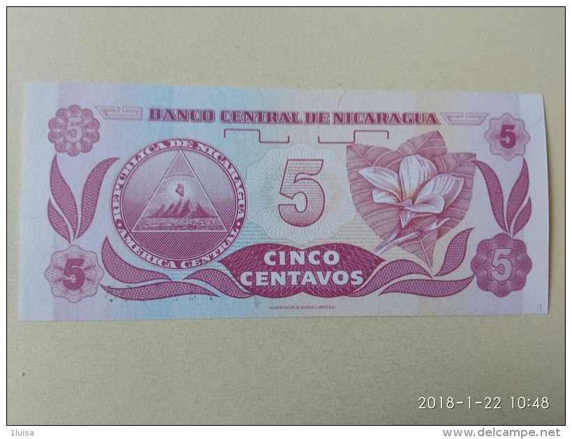 5 Centavos 1991 - Nicaragua