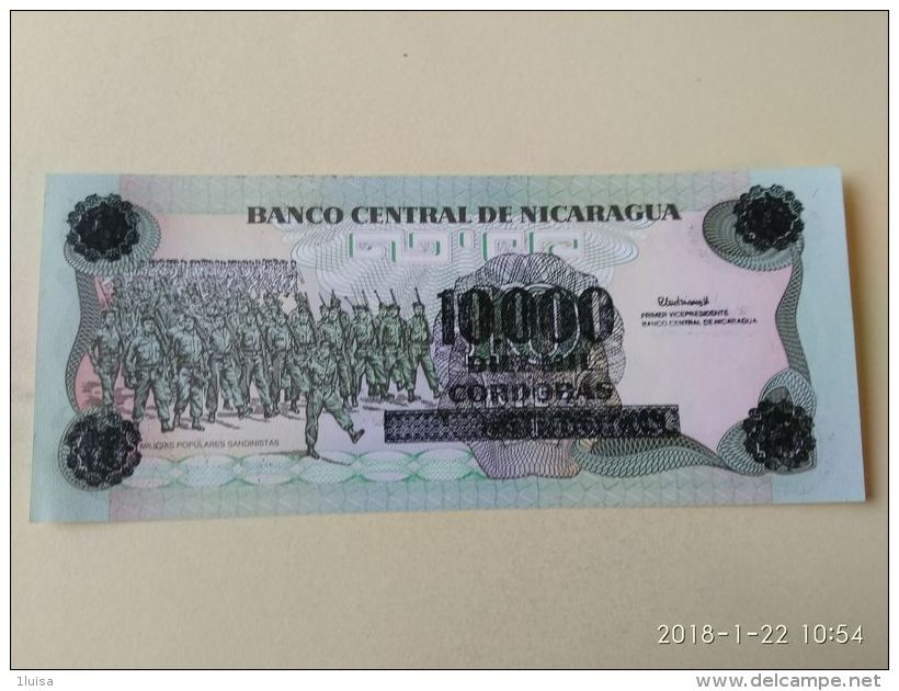 10000 Cordobas  1985 - Nicaragua