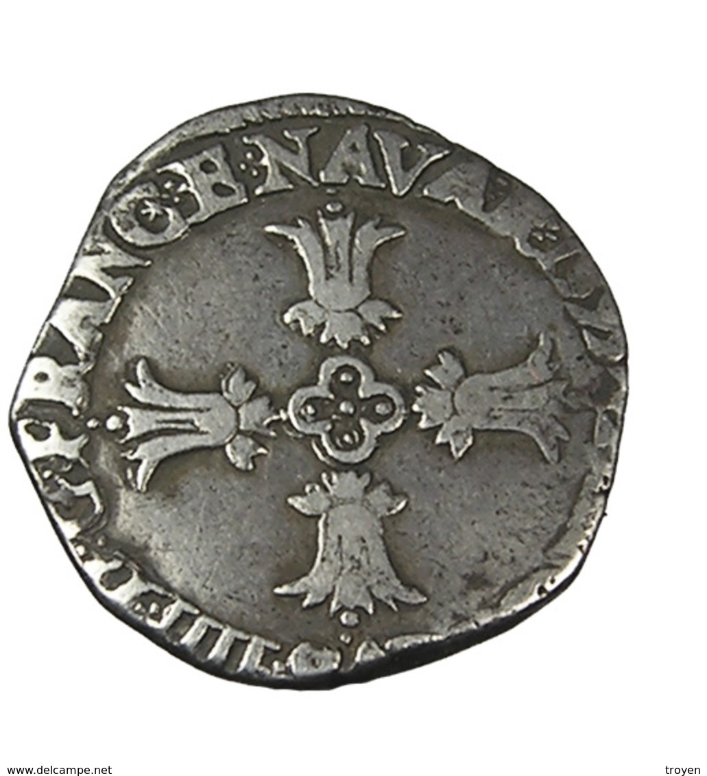 1/8 D'écu -  Henri IIII -  France - 1599 -  Limoges  -  4,50 Gr. -TTB  - Argent - - 1589-1610 Henri IV Le Vert-Galant