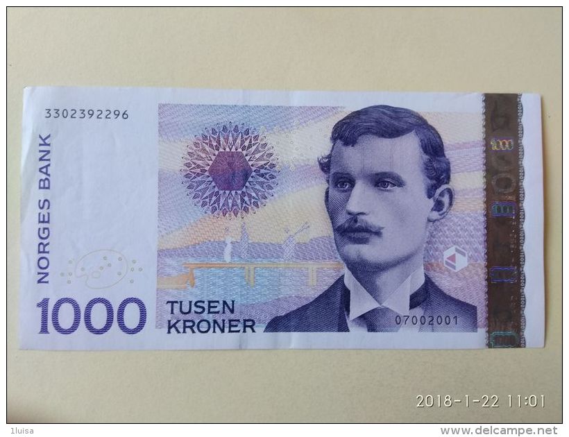 1000 Korone 2001 - Noruega