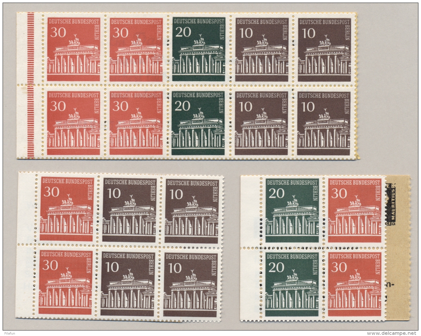 Berlin - 3 Teile Von Markenheftchen - MNH - Postzegelboekjes