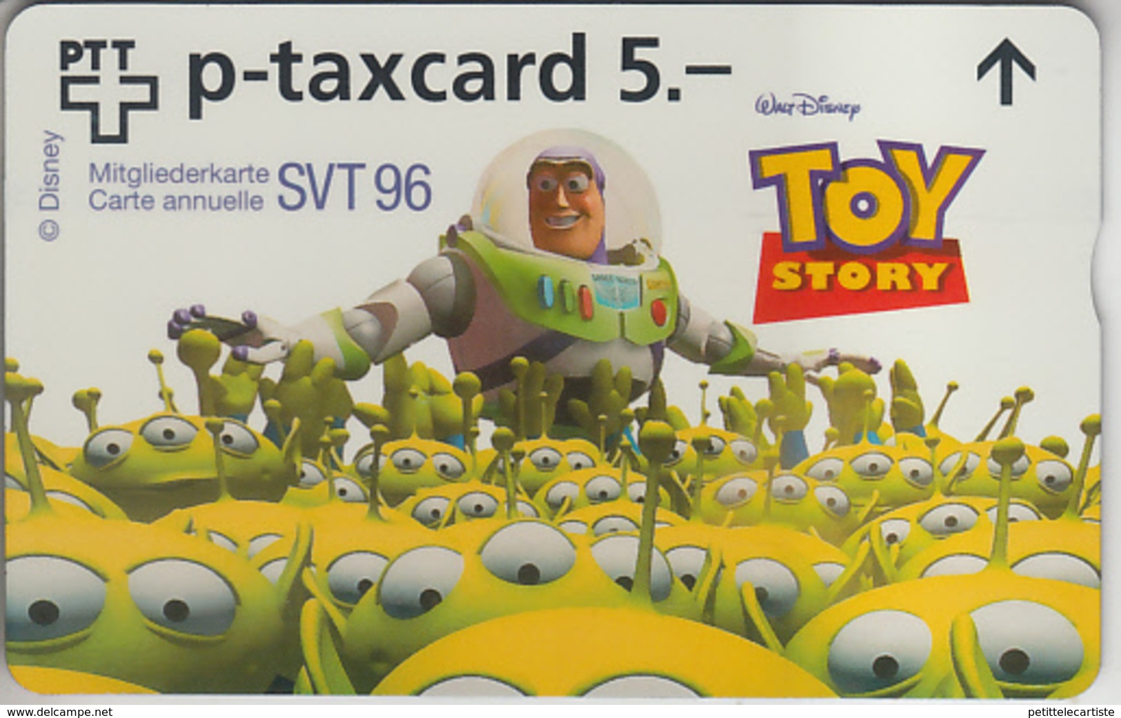 SUISSE - PHONE CARD - TAXCARD-PRIVÉE ***  DISNEY - TOY STORY & SVT  *** - Switzerland