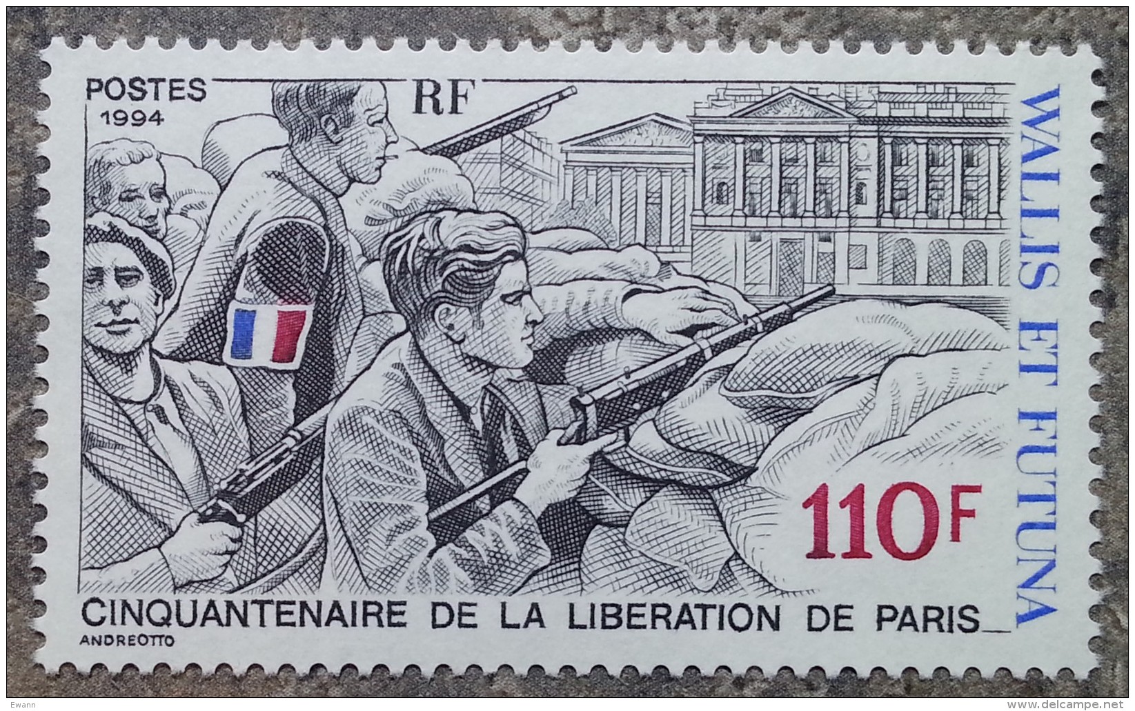 Wallis Et Futuna - YT N°463 - Libération De Paris - 1994 - Neuf - Unused Stamps