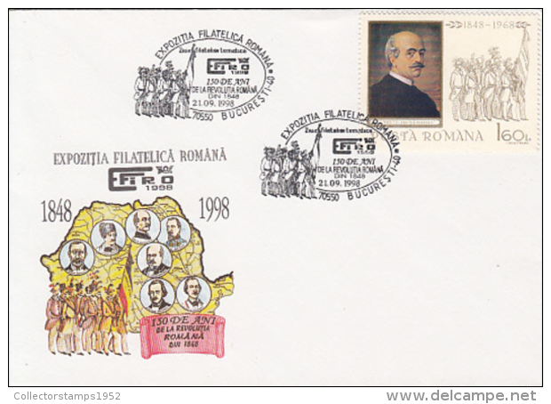 68719- INTERNATIONAL WORKERS' DAY, 1ST OF MAY, SPECIAL COVER, OVERPRINT STAMP, 1979, ROMANIA - Briefe U. Dokumente