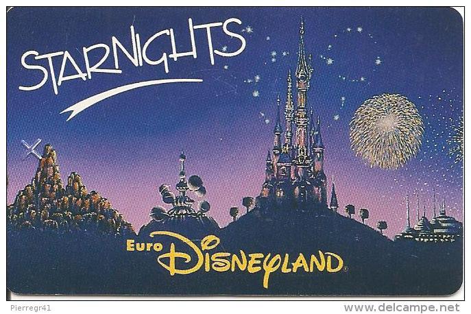 PASS-DISNEY-DISNEYLAND PARIS-1994-STARNIGTS-ADULTE-V° N°VGS 00072-VALIDE 1 JOUR APRES 17H/TBE-RARE - Passeports Disney