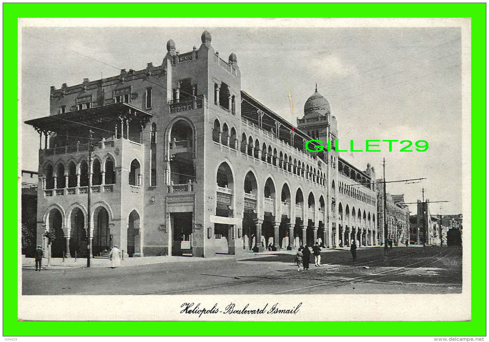 HELIOPOLIS, EGYPTE - BOULEVARD ABBAS -  ANIMATED -  EDITORS, LEHNERT &amp; LANDROCK - - Autres & Non Classés