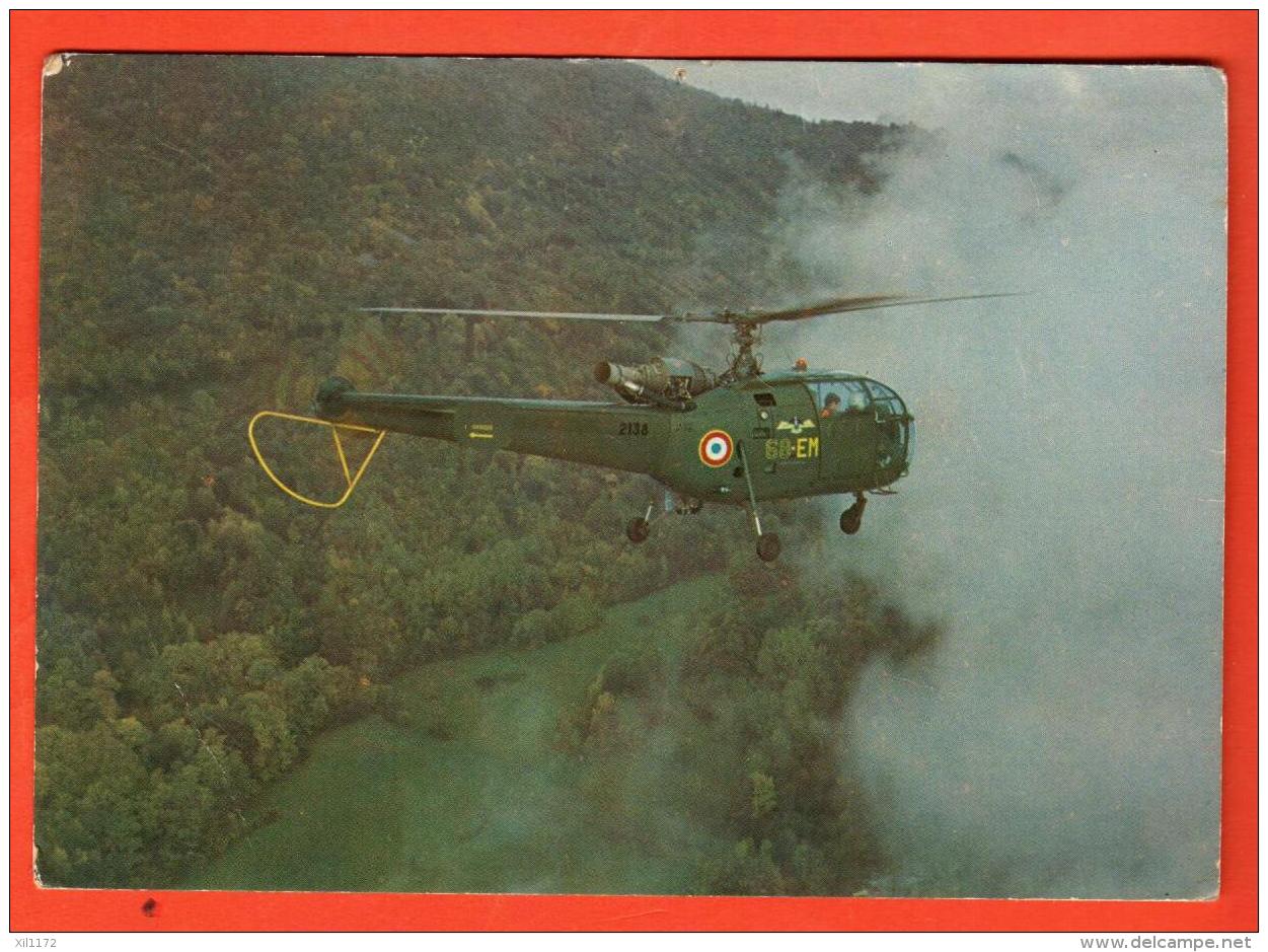 GAX-08  Alouette III Hélicoptère Léger, Armée De L'Air, Circulé En 1981 - Elicotteri