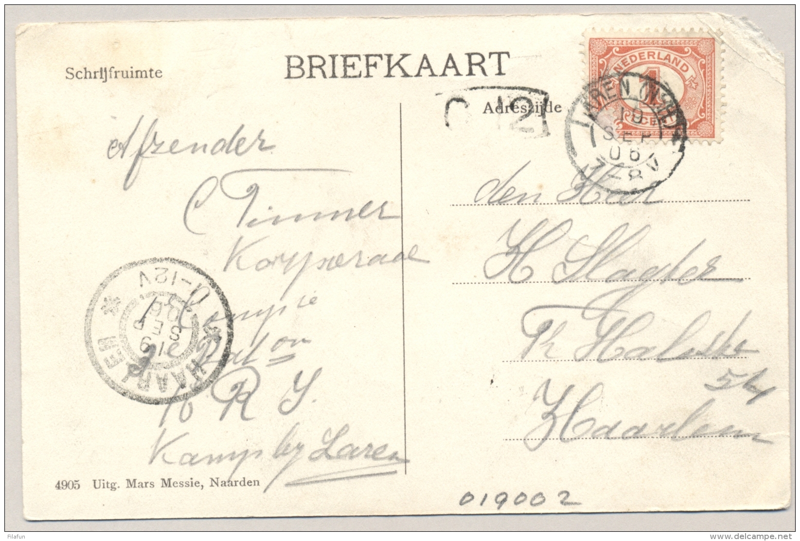 Nederland - 1906 - Fotokaart Legerplaats Bij Laren, Tentenkamp Van KR Laren Naar GR Haarlem - Oorlog 1914-18