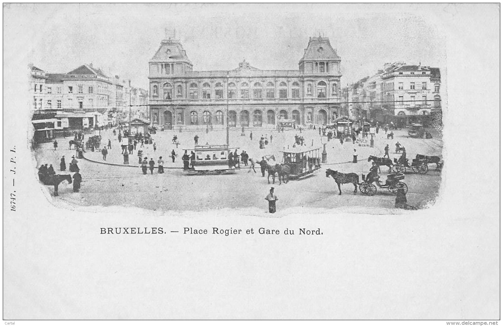 BRUXELLES - Place Rogier Et Gare Du Nord - Places, Squares