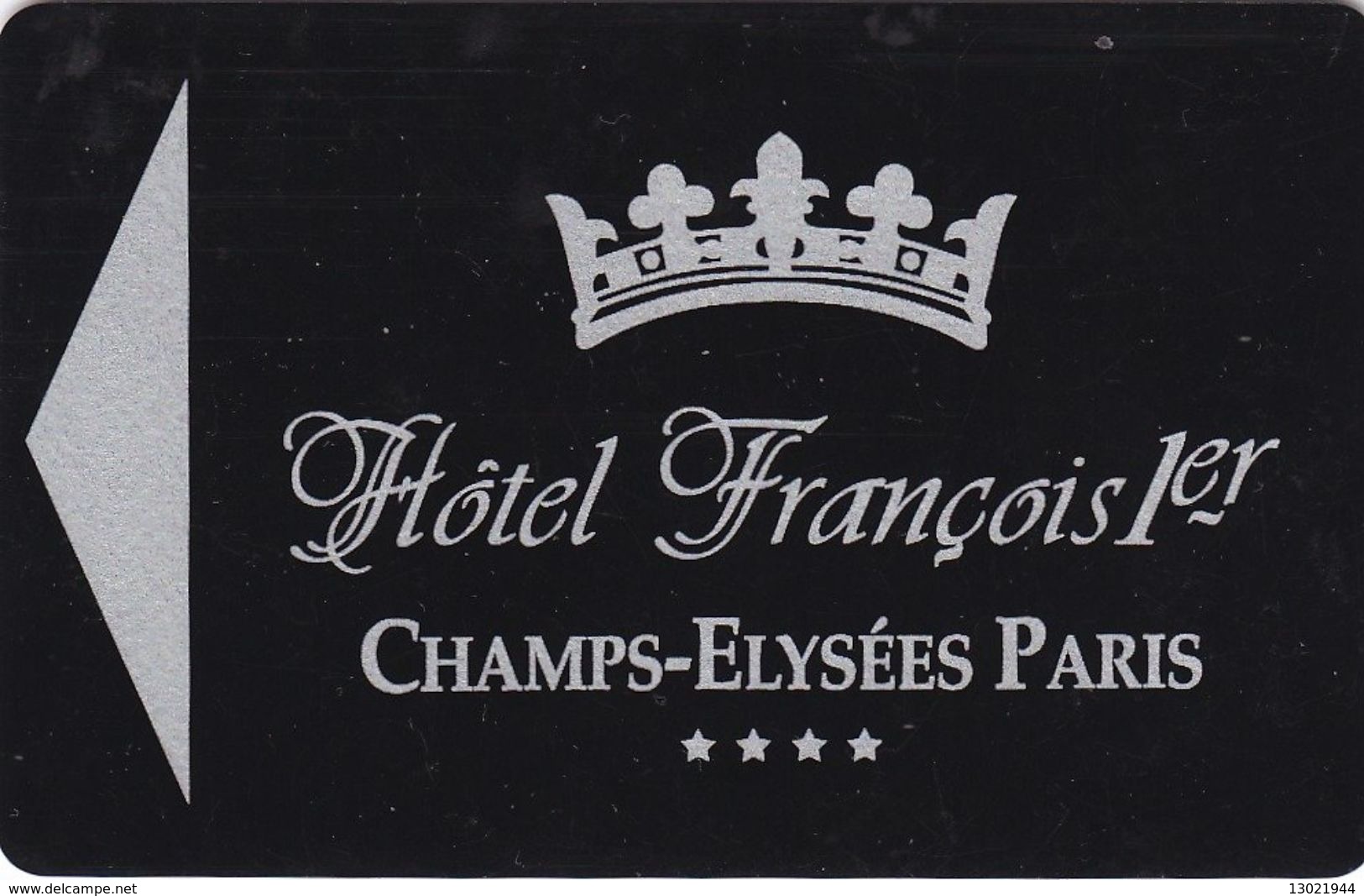 FRANCIA    KEY HOTEL   Hôtel Francois 1er  PARIGI - Cartes D'hotel