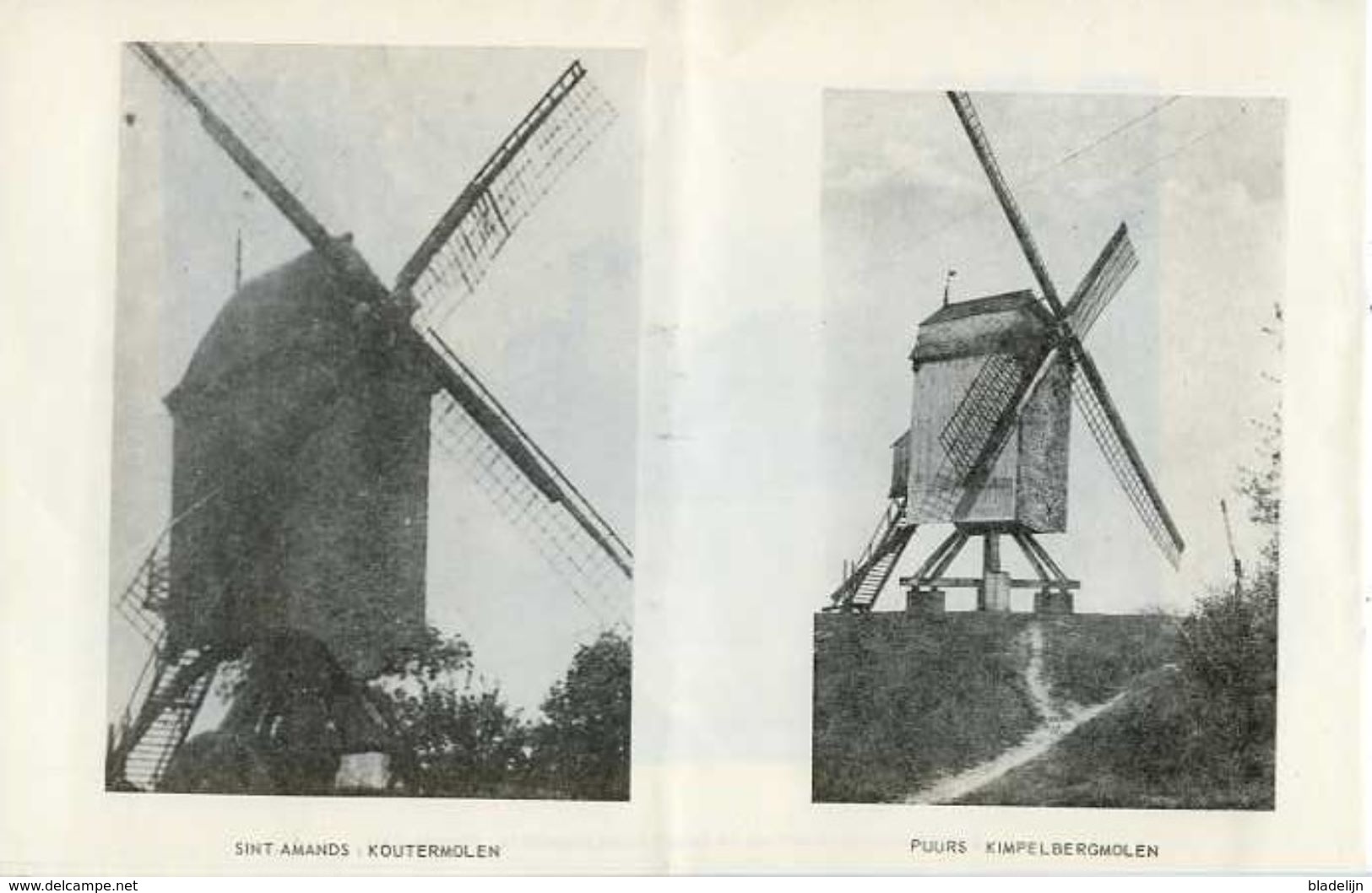 Thema: Molen/molens - Brochure: "Spiegel Van Klein-Brabant" (Ikonografische Tentoonstelling 1971) - Zie Omschrijving - Histoire