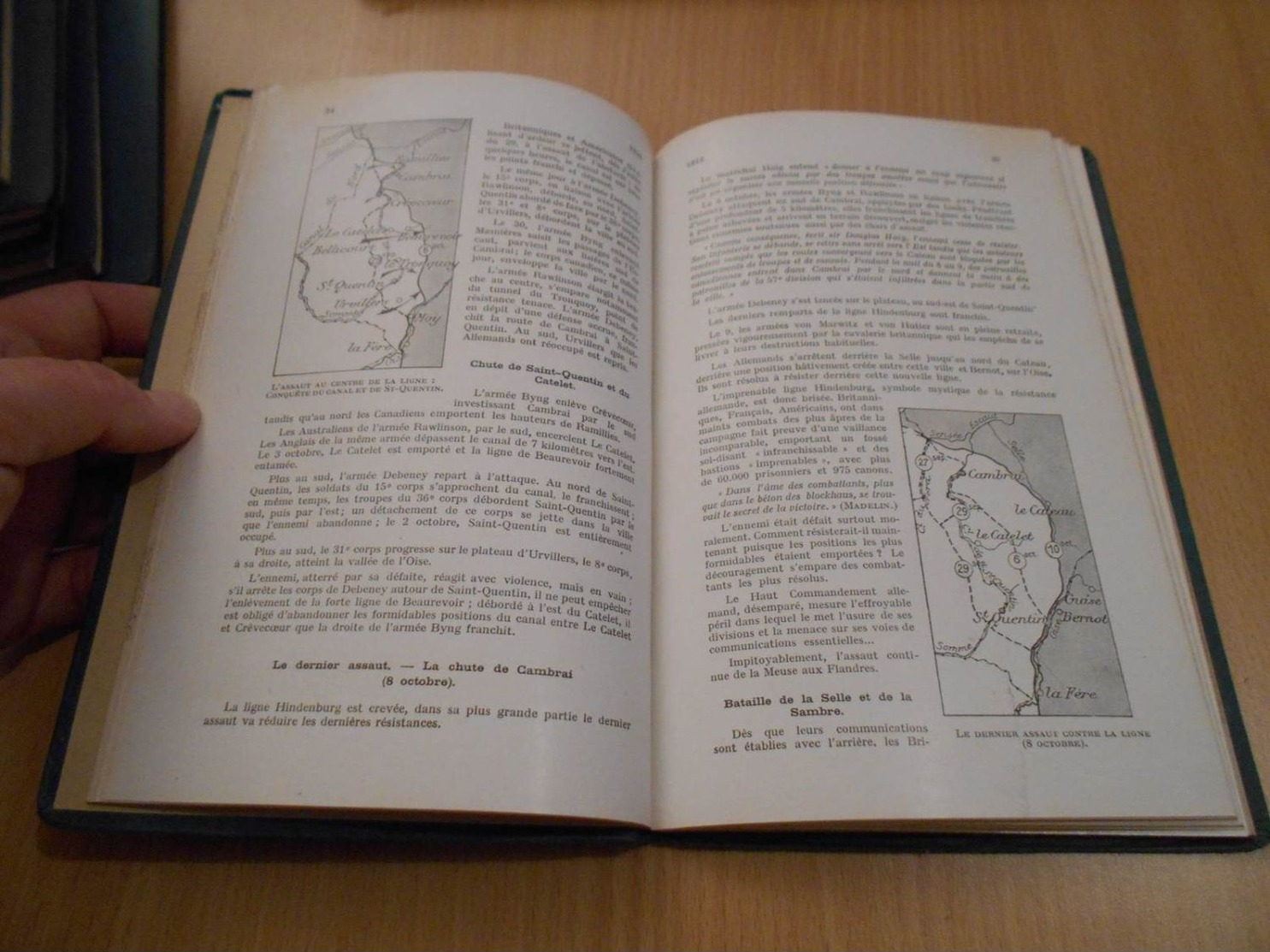 3 - Guide ILLUSTRES MICHELIN Des Champs De Bataille 1914-1918 , Saint-Quentin-Cambrai, La Ligne Hindenburg, 1921 - 1914-18