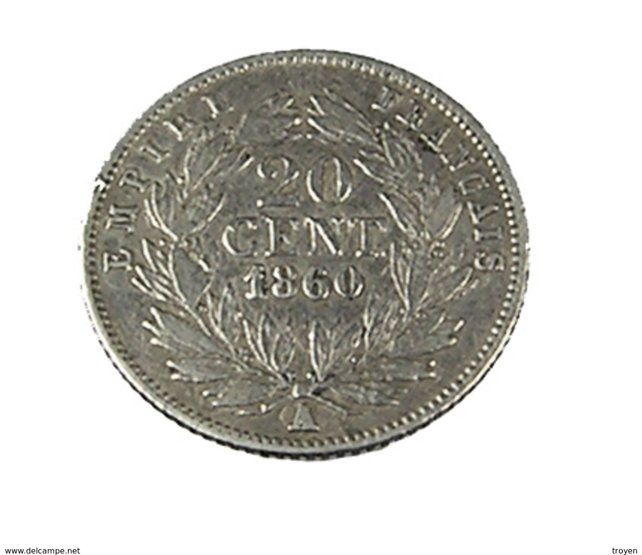 20 Centimes - Napoléon III  - France - 1860 A - Paris - Petit Module - 0,97 Gr. -  Argent - TB+ - - 20 Centimes