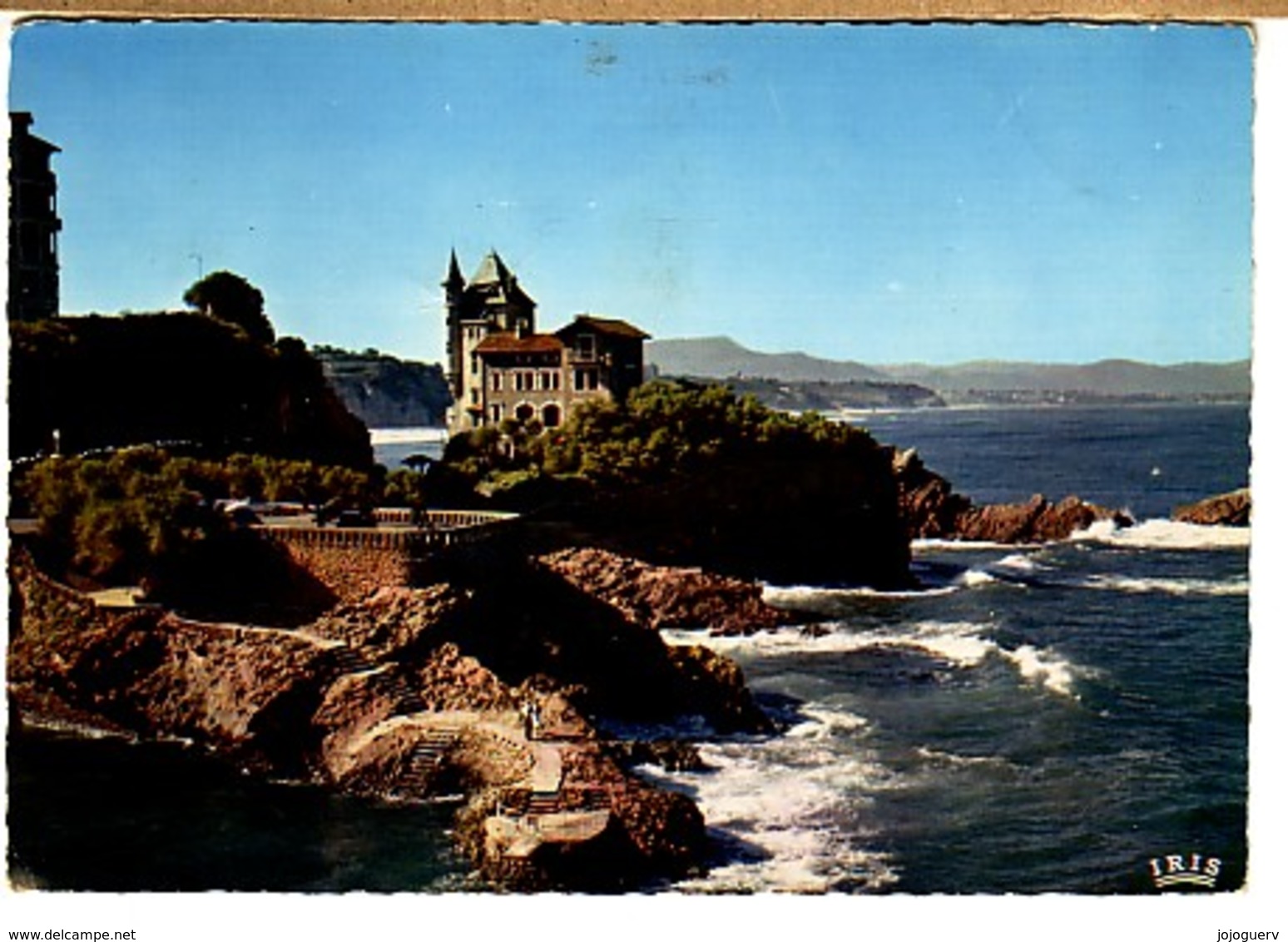 Biarritz  Villa Belza Au Fond La Rhune Et L'Espagne ; Expédiée De St Hilaire De Riez - Biarritz