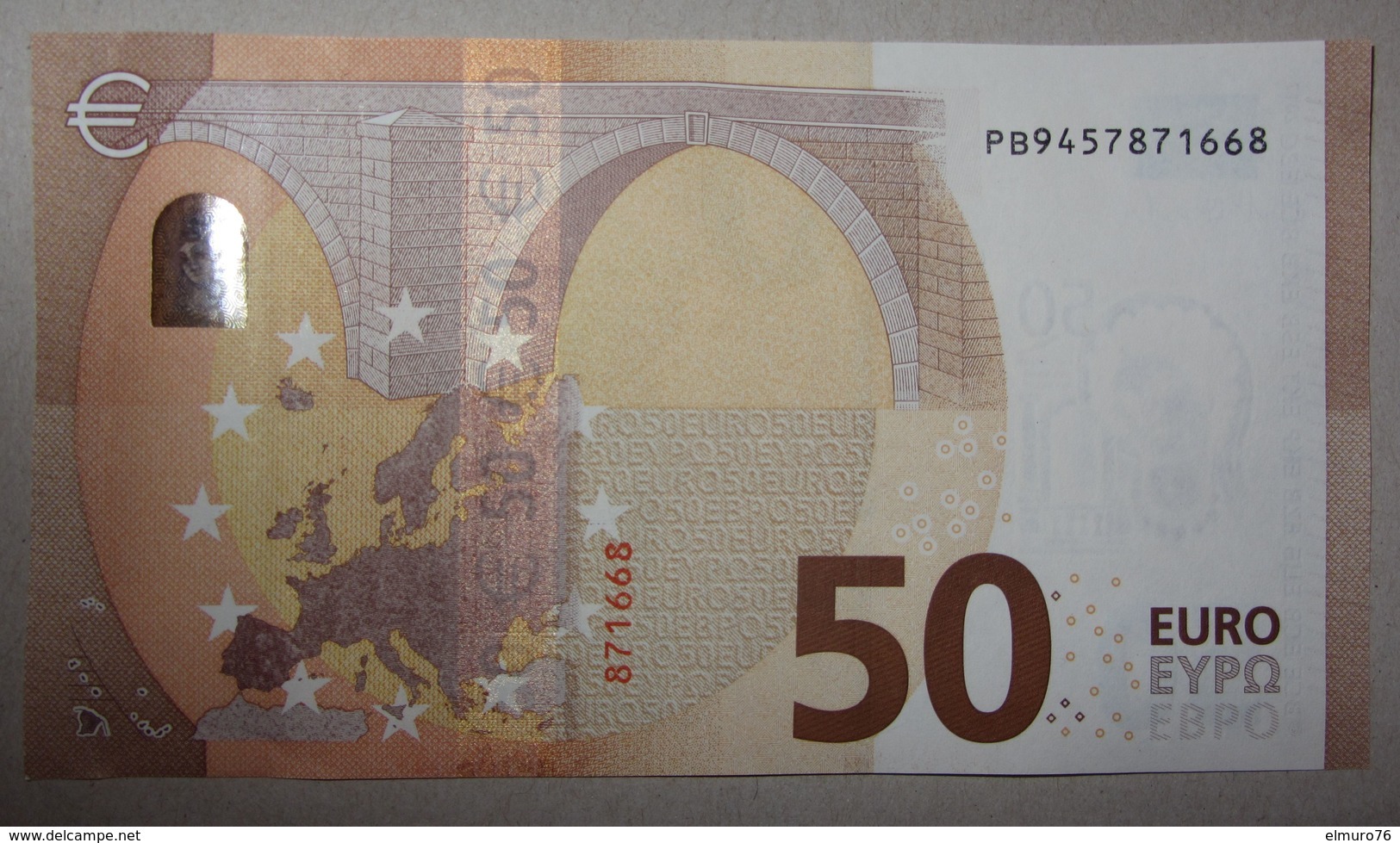 50 EURO P008F1 Netherlands DRAGHI Serie PB94 Perfect UNC - 50 Euro