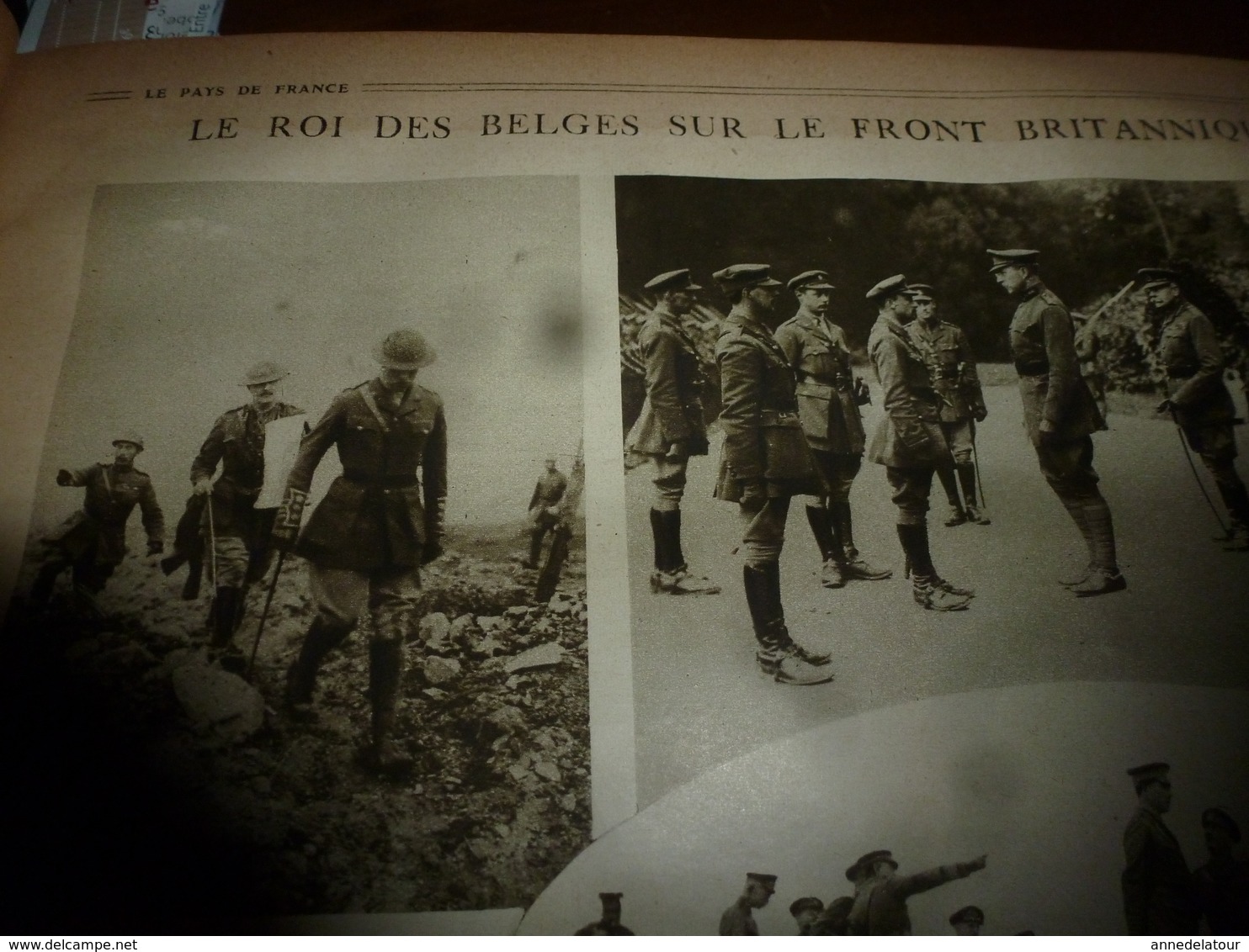 1917-1918 LPDF Important Documentaire Texte-photos Concernant La BELGIQUE Sur Cette Période De La 1ère GUERRE MONDIALE - French