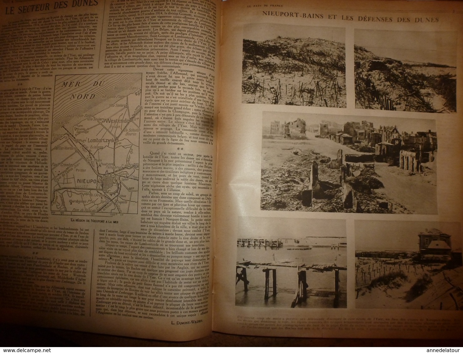 1917-1918 LPDF Important documentaire texte-photos concernant la BELGIQUE sur cette période de la 1ère GUERRE MONDIALE