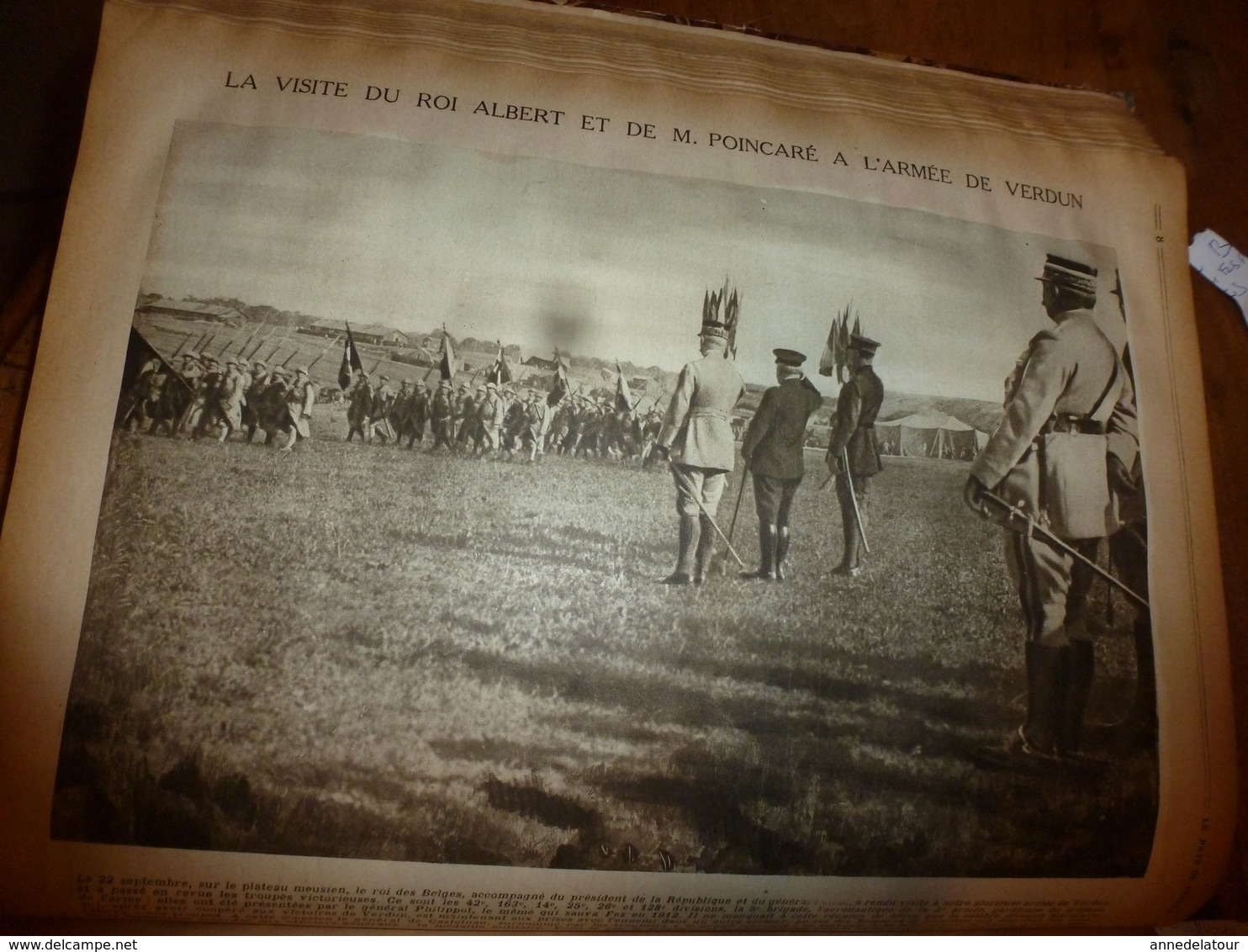 1917-1918 LPDF Important documentaire texte-photos concernant la BELGIQUE sur cette période de la 1ère GUERRE MONDIALE