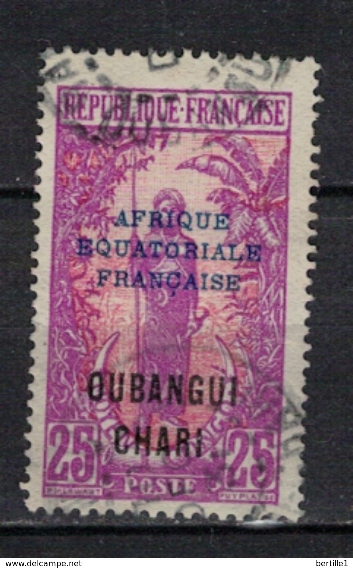 OUBANGUI     N°  YVERT    51    ( 4 )       OBLITERE       ( O   2/25  ) - Used Stamps