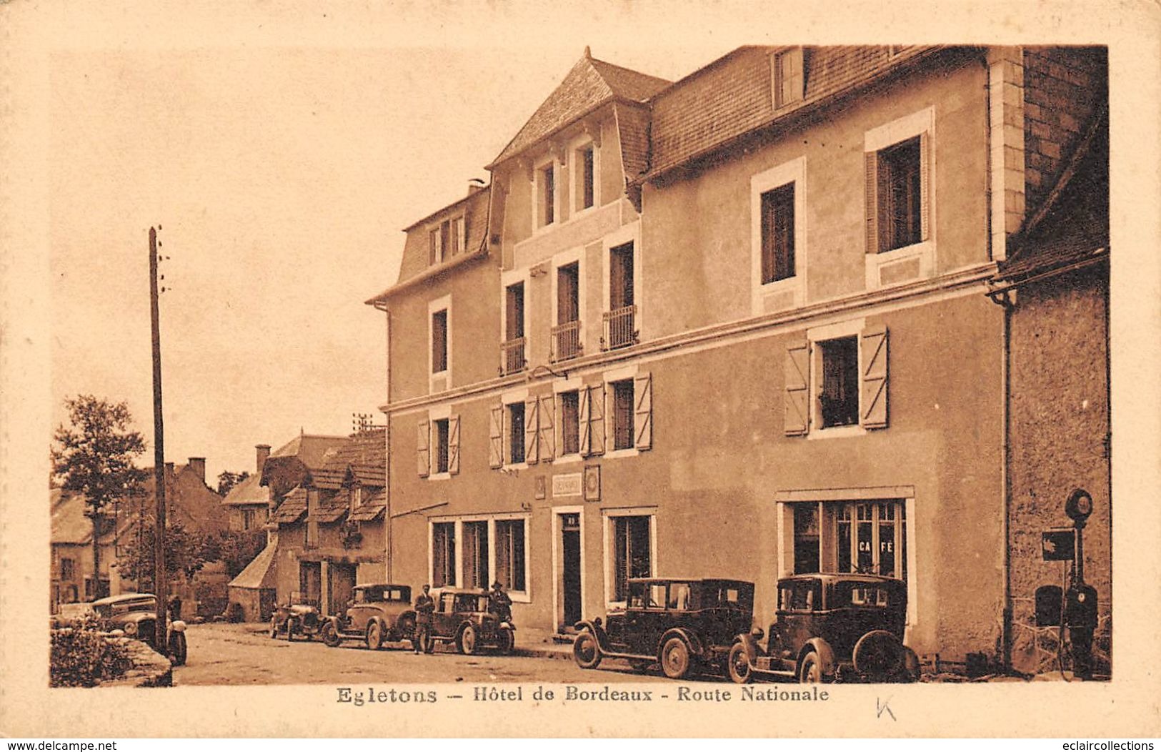 Egletons       19    Hôtel De Bordeaux         (voir Scan) - Egletons