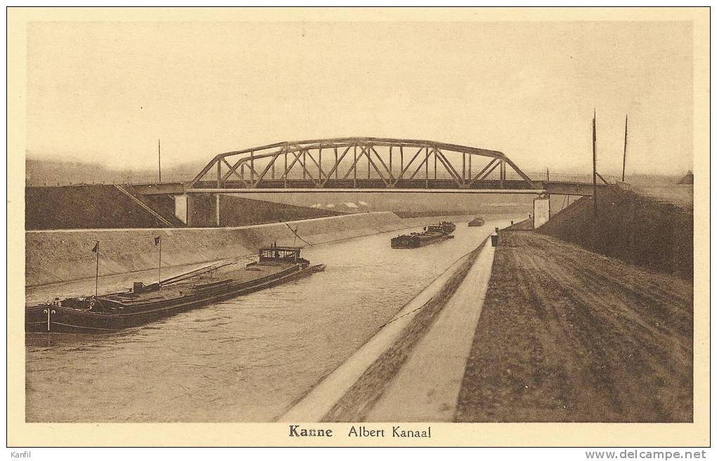 Kanne (Riemst) / Canne, Albertkanaal, Canal Albert, Met Brug - Riemst