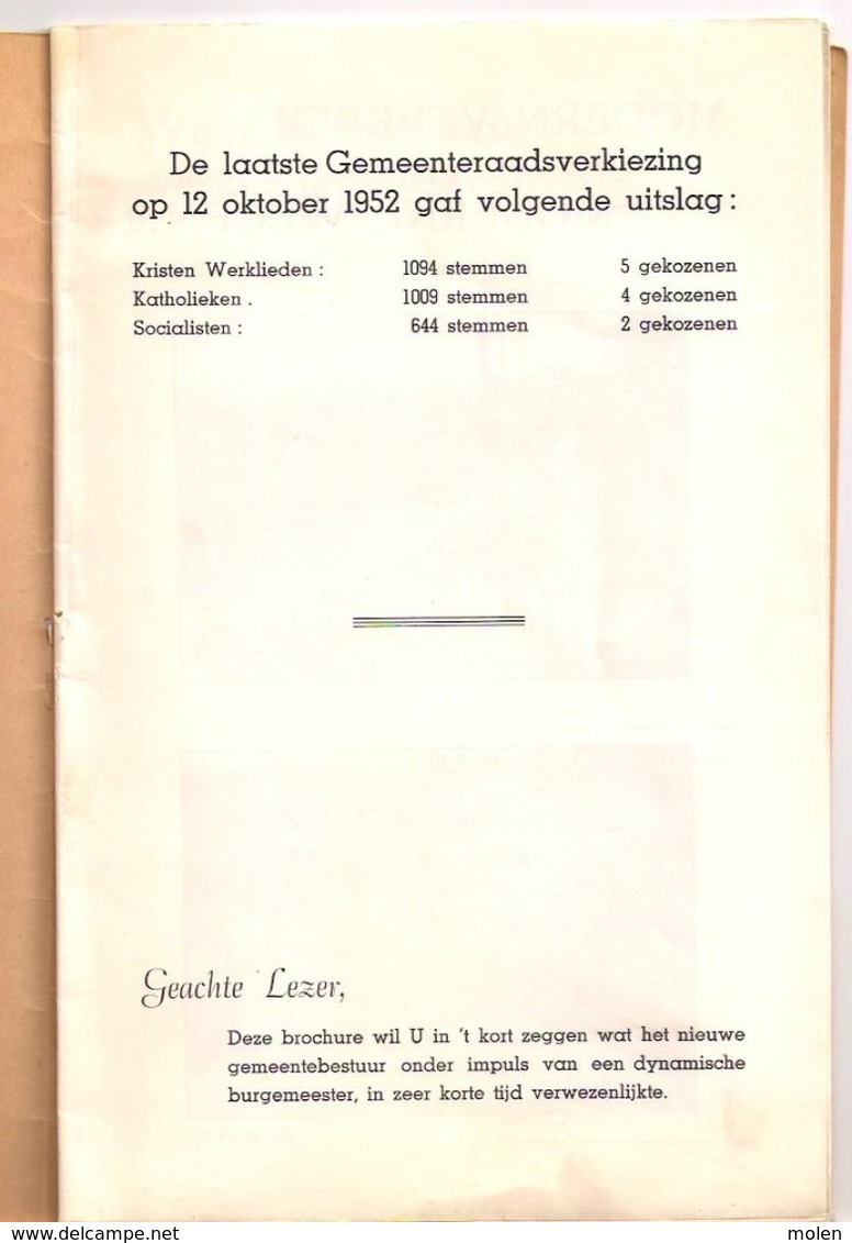 MOORSELENAAR LEES En OORDEEL 20blz 17 Foto’s ©1958 MOORSELE WEVELGEM Heemkunde Geschiedenis Verkiezing FLAMEZ G R04 - Wevelgem