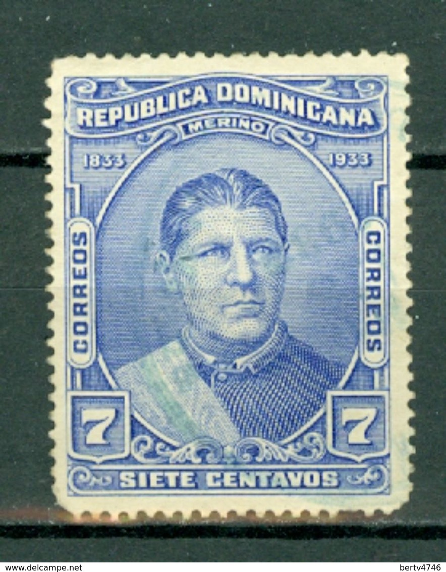 Rep. Dominicana   1933 Yv & T. 254*, MH (2 Scans) Tweede Keus / Second Choix - Dominicaine (République)