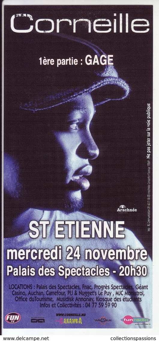 - Flyer - Corneille - Palais Des Spectacles De St Etienne - - Autres & Non Classés