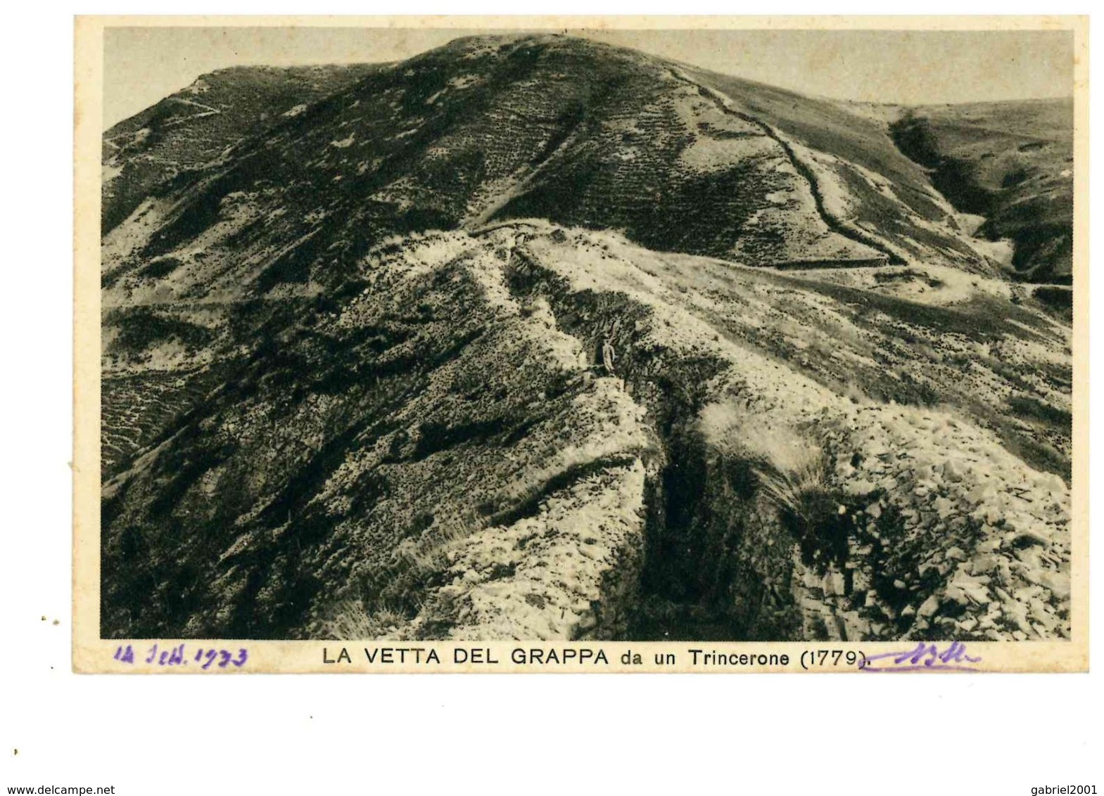 MONTE GRAPPA TRINCEA - Vicenza