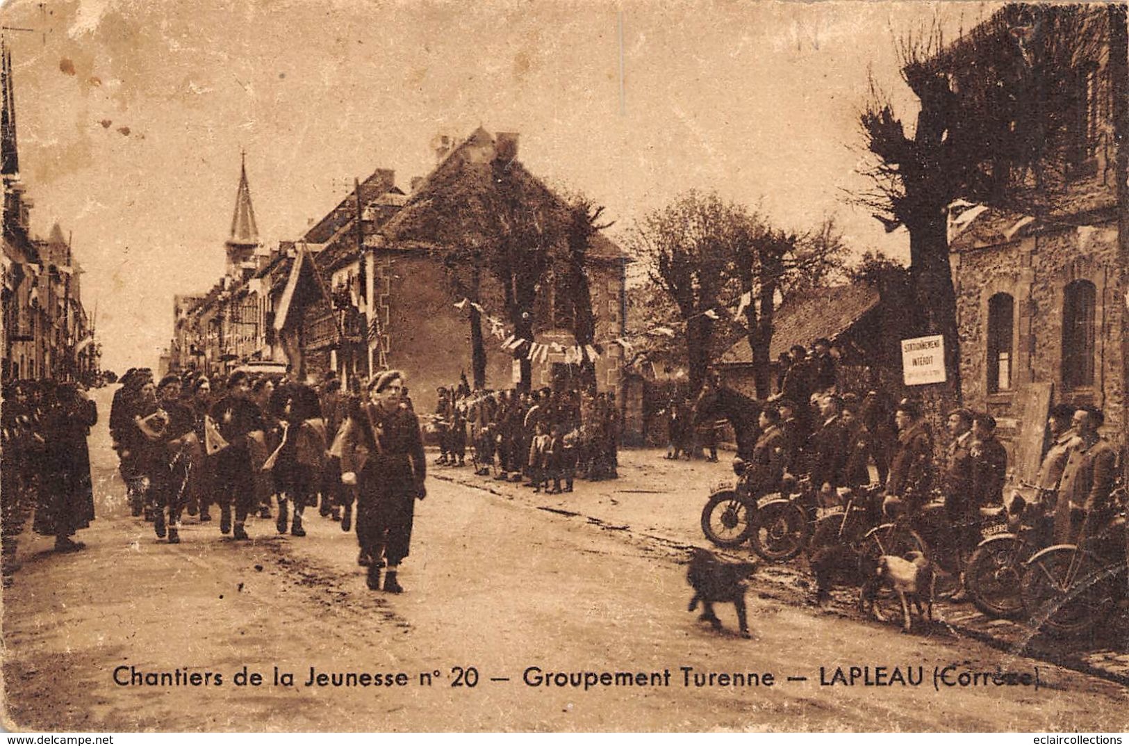 Lapleau      19       Chantier De Jeunesse N°20  Groupement Turenne            (voir Scan) - Sonstige & Ohne Zuordnung