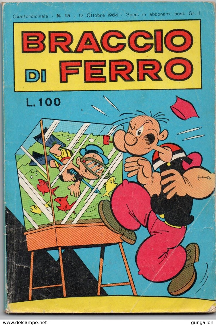 Braccio Di Ferro (Ed. Metro 1968) N. 15 - Umoristici