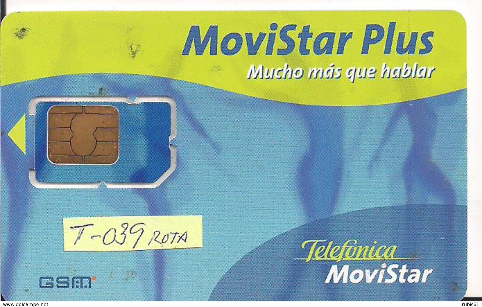 TARJETA GSMT 039 MOVISTAR  MUY ANTIGUA BAILARINAS - Telefonica