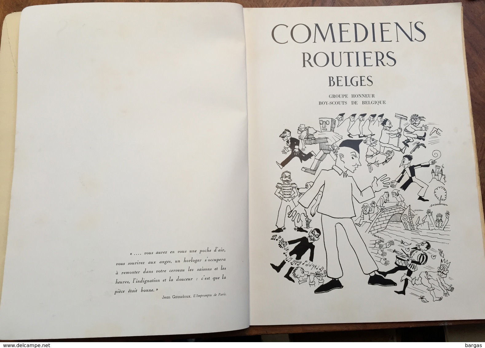 Livre COMEDIENS ROUTIERS BELGES Belgique Scouts Scout Théâtre 1938 - 1901-1940