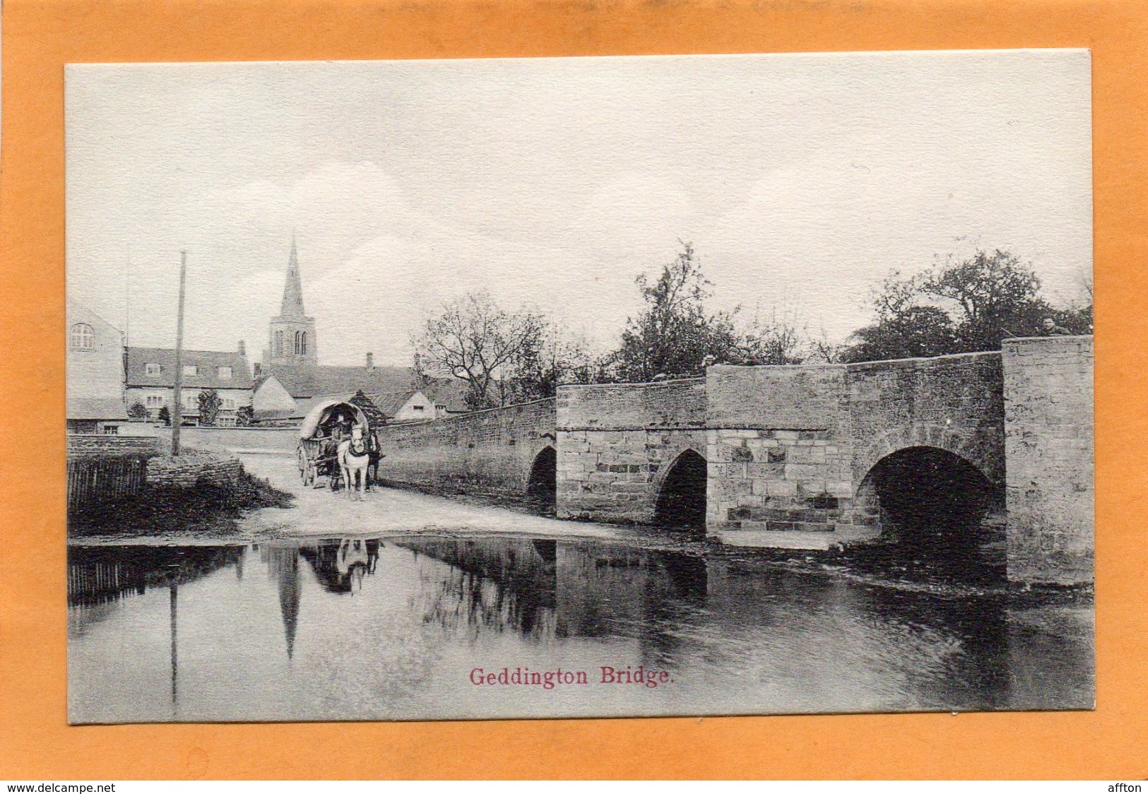 Geddington UK 1905 Postcard - Northamptonshire