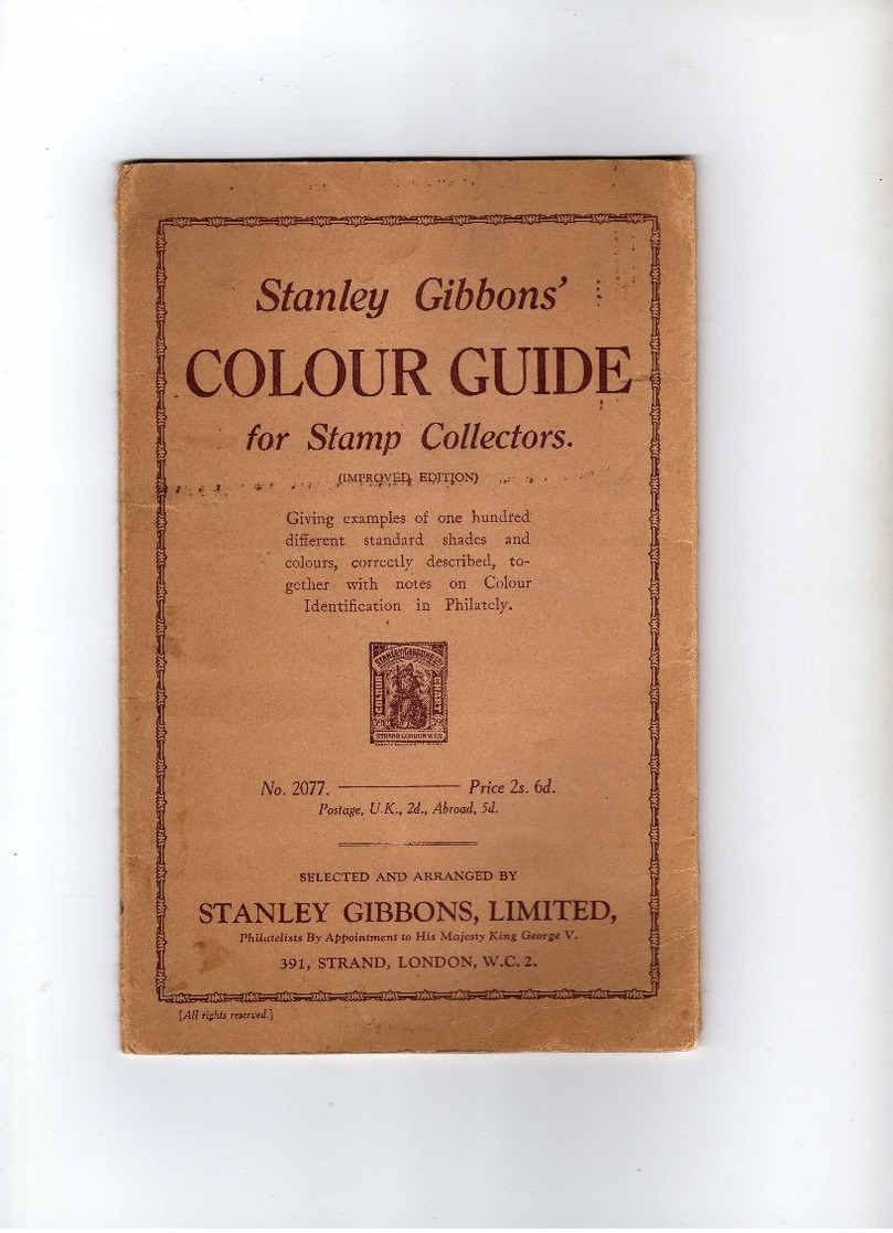 Stanley Gibbons Colour Guide For Stamp Collectors - Grande-Bretagne