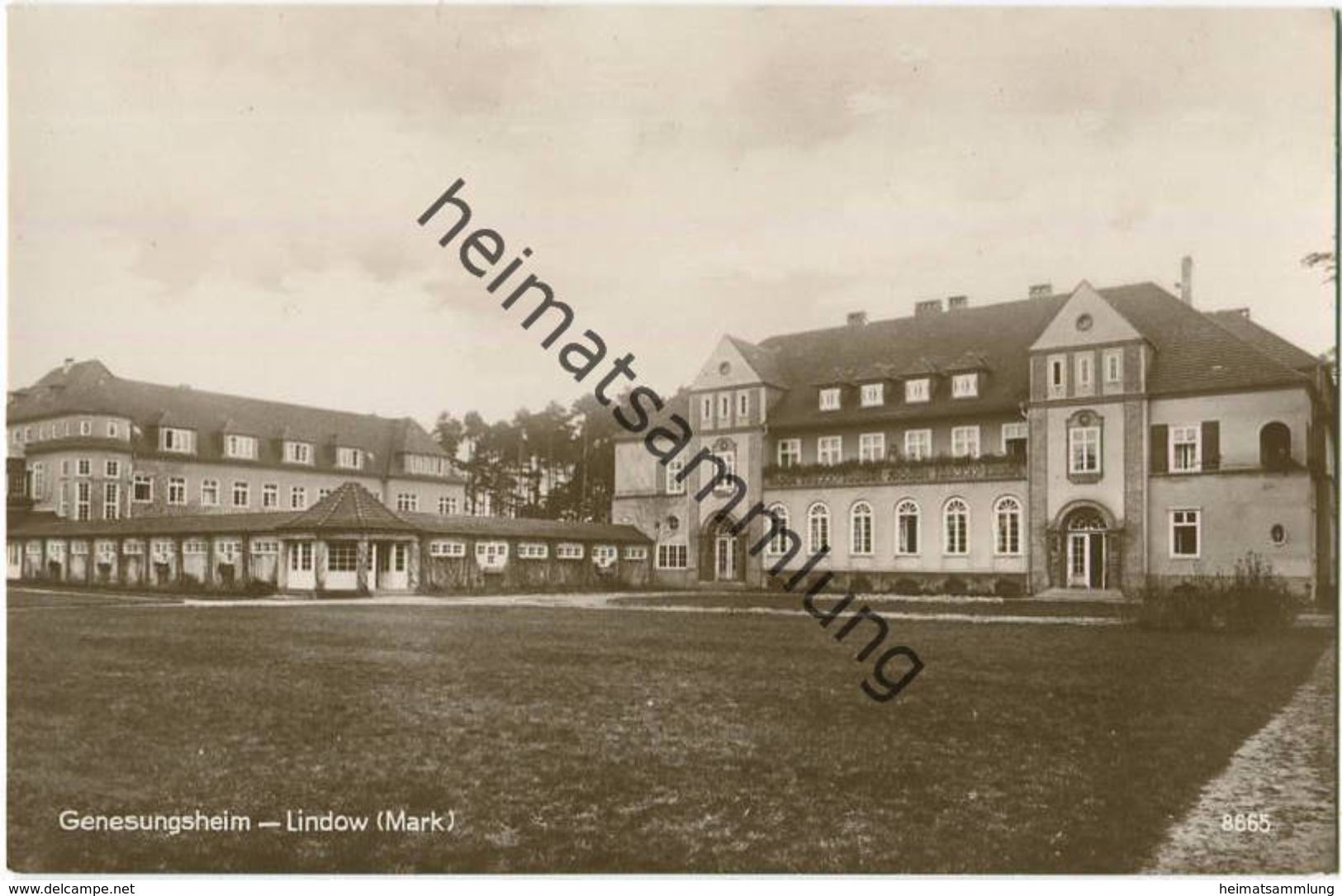 Lindow (Mark) - Genesungsheim - Foto-AK 20er Jahre - Verlag Karl Ellings Buchhandlung Lindow - Lindow