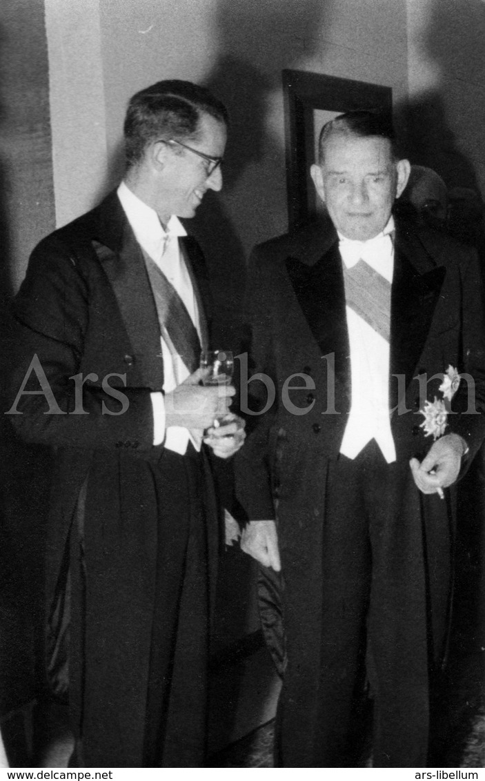 Postcard / ROYALTY / Belgique / Roi Baudouin / Koning Boudewijn / Président René Coty / 1958 - Hommes Politiques & Militaires