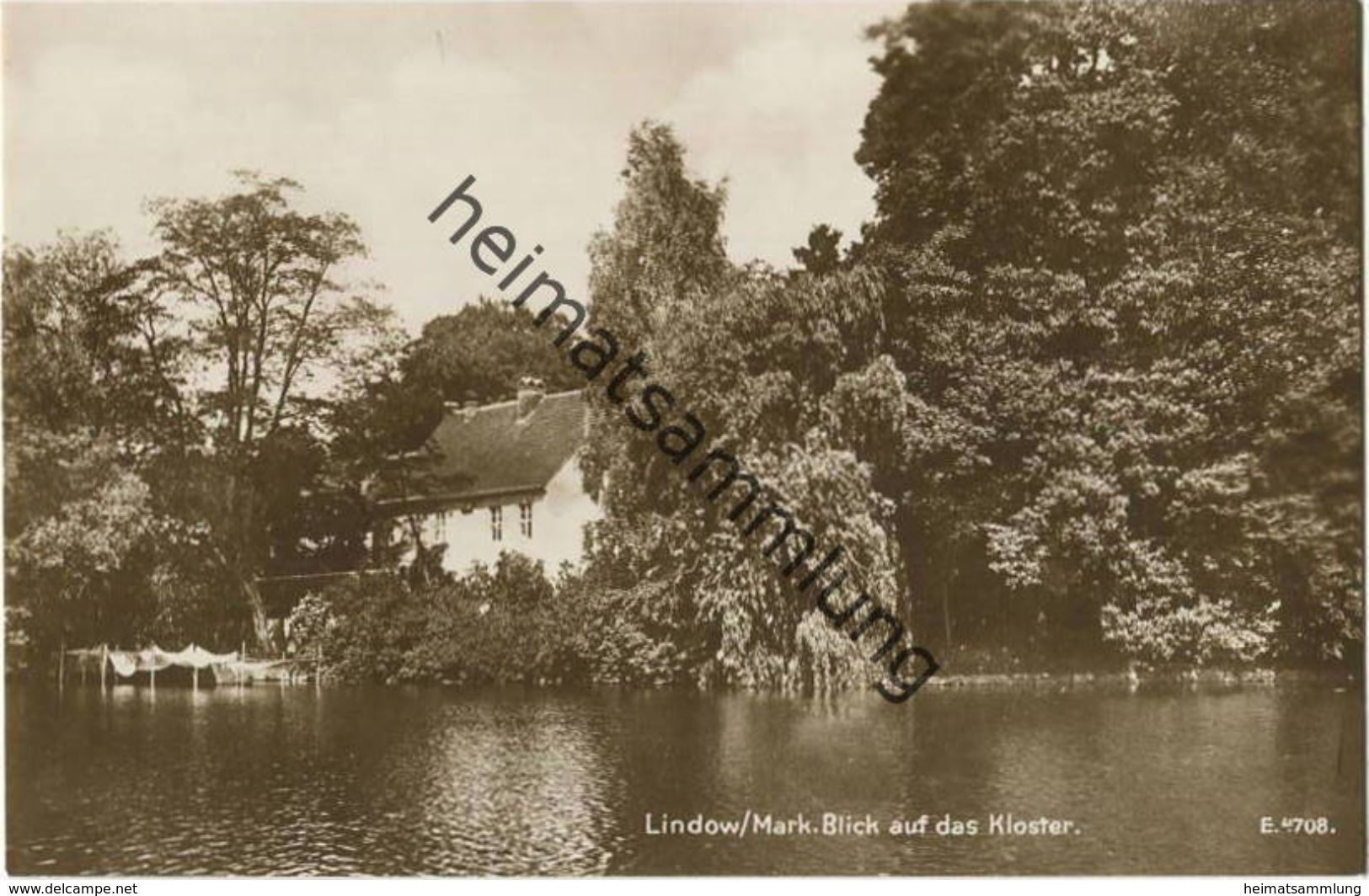 Lindow (Mark) - Blick Auf Das Kloster - Foto-AK 20er Jahre - Verlag G. Schroeter Lindow Buch- Und Papierhandlung - Lindow