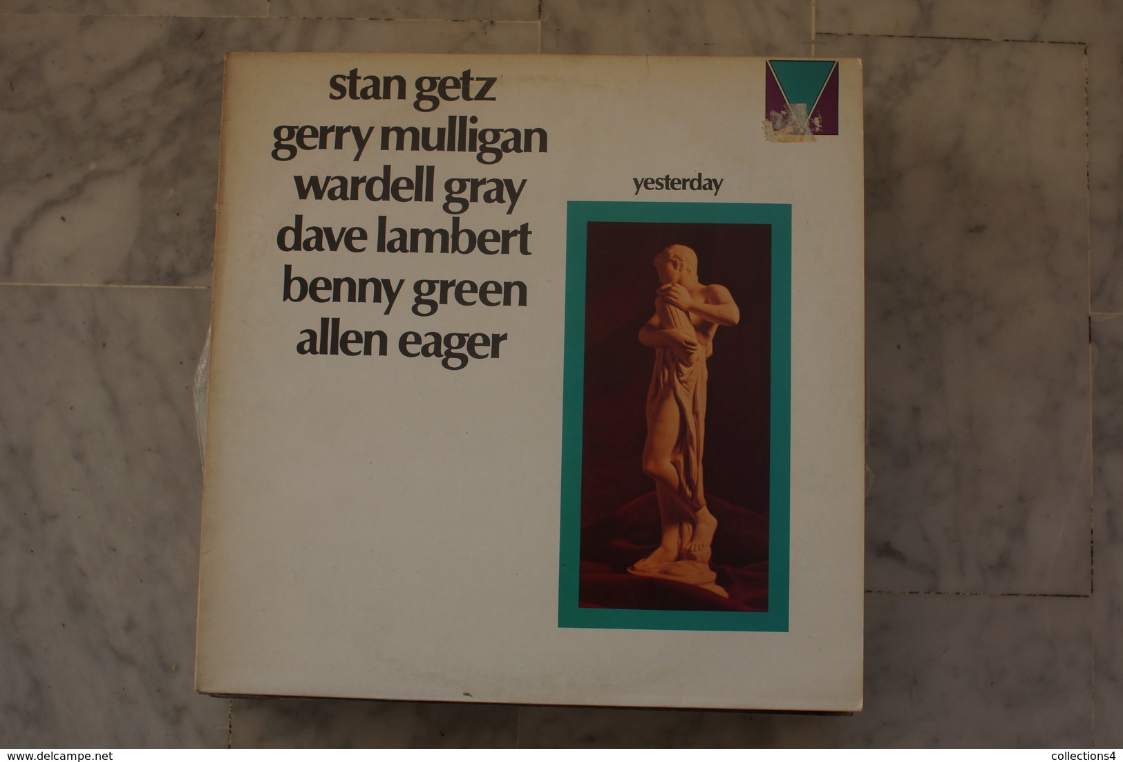 STAN GETZ.MULLIGAN.GRAY.LAMBERT.GREEN.EAGER  YESTERDAY LP ANGLAIS DE 1972 JAZZ  BOP - Jazz