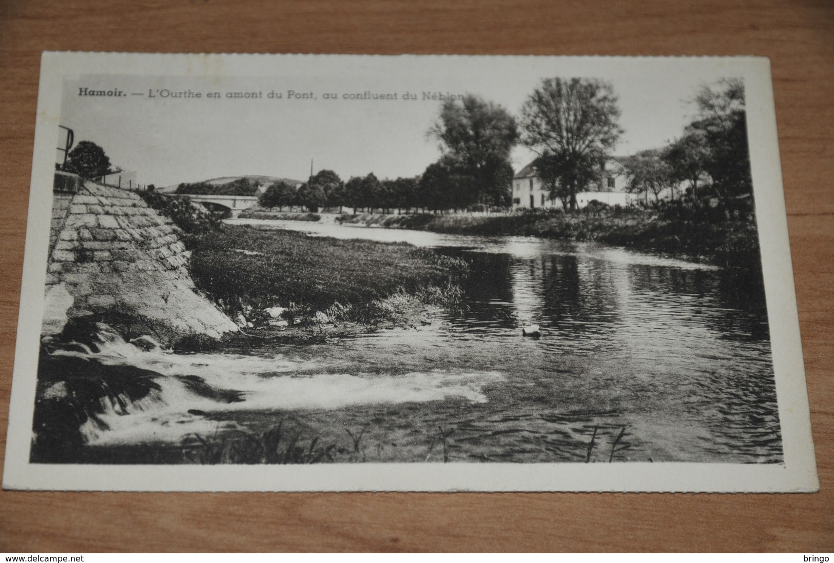 647- Hamoir, L'Ourthe En Amont Du Pont, Au Confluent Du Neblon - Hamoir