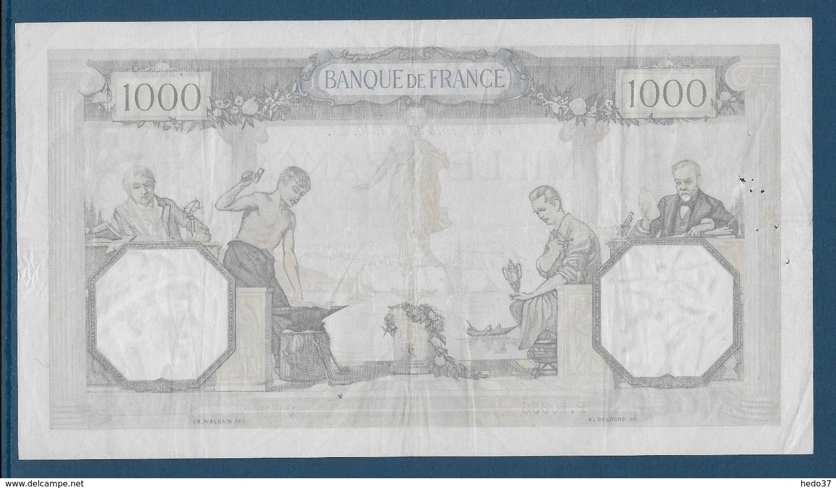 France 1000 Francs Cérès Et Mercure - 18-7-1940 - Fayette N°38-50 - TTB/SUP - 1 000 F 1927-1940 ''Cérès Et Mercure''