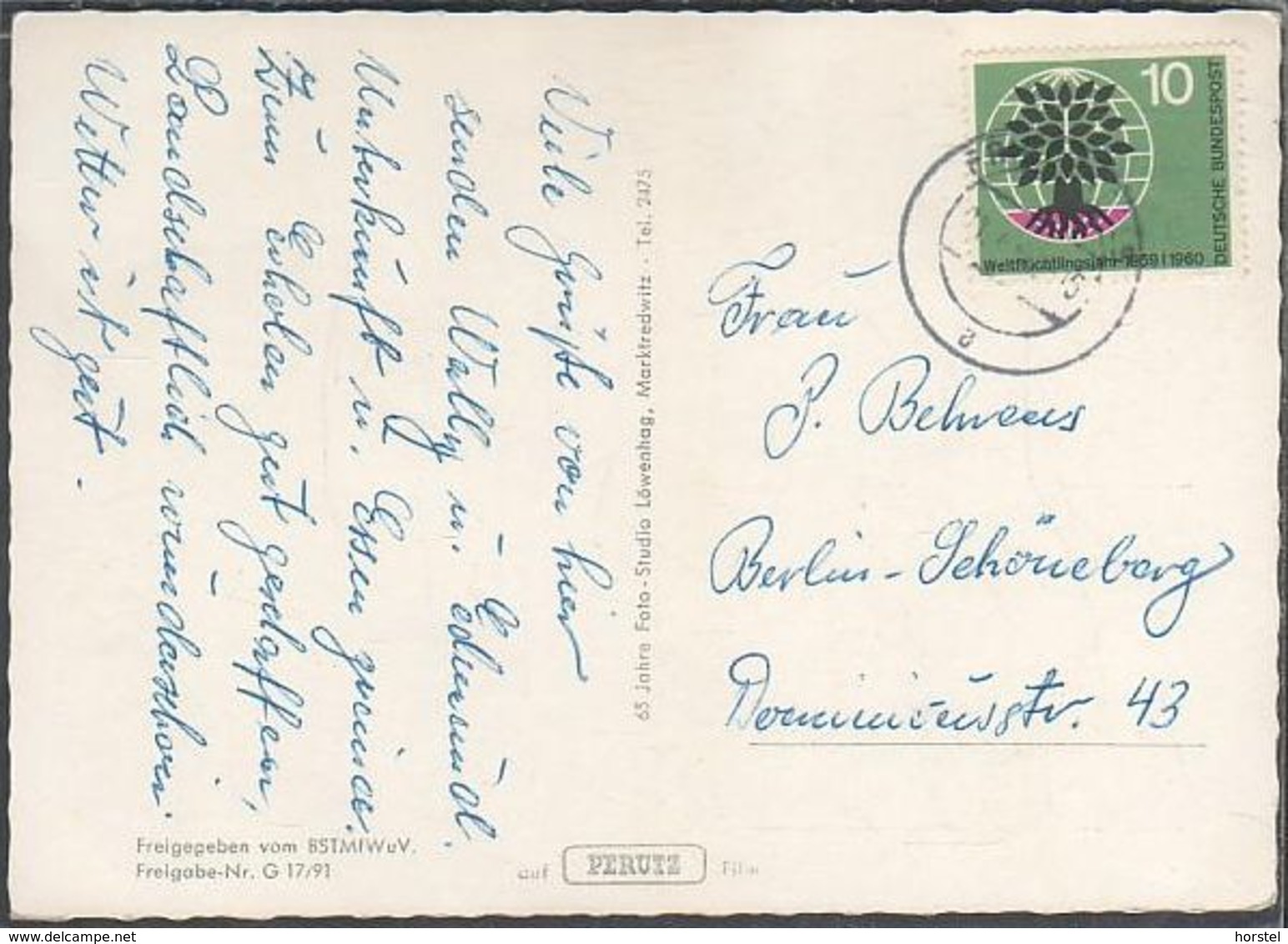 D-95688 Friedenfels Im Steinwald - Luftaufnahme - Air View - Nice Stamp (1960) - Tirschenreuth